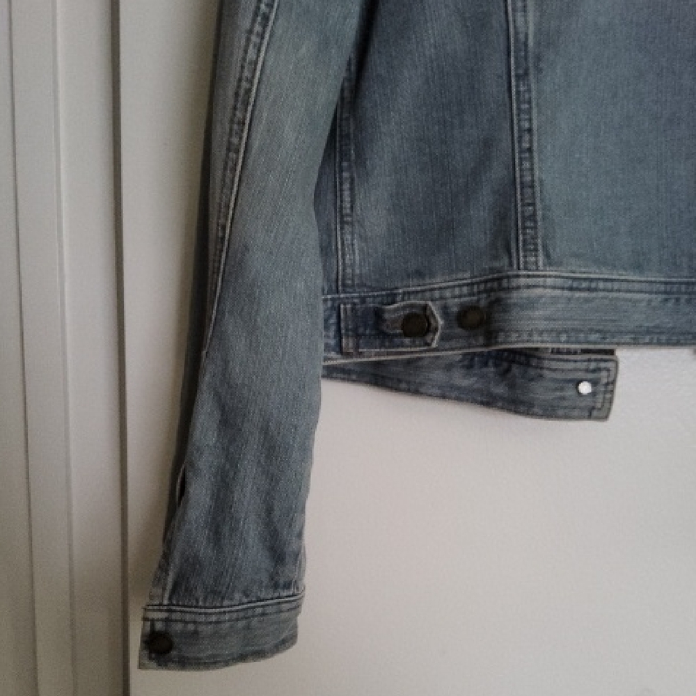 Chaps Light Blue Denim Jacket With Embroidery - image 5